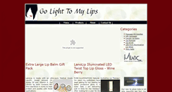 Desktop Screenshot of golighttomylips.com